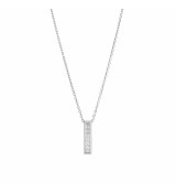 Colgante de plata y circonitas lineargent 18490-PE