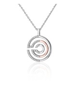 Penjoll plata bicolor circonites lineargent 19224-PE
