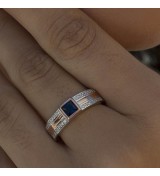 Anell plata bicolor circonites Lineargent gaja manlleu vic osona