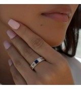 Anell plata bicolor circonites Lineargent gaja manlleu vic osona