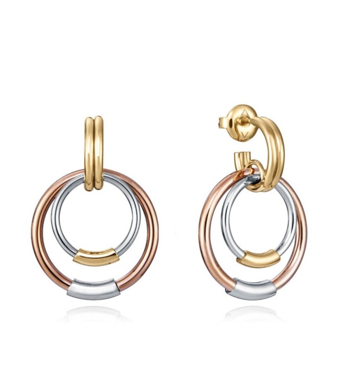Pendientes Viceroy acero tricolor 14086E01019