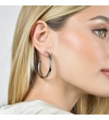 Pendientes aro acero 45mm joyeria gaja manlleu vic osona