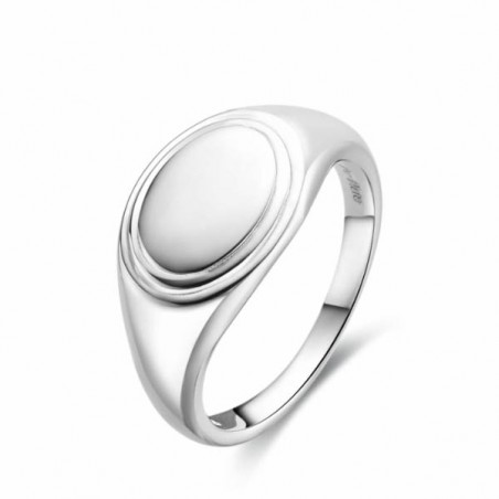 Anillo sello de plata para mujer