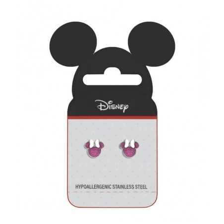 Pendientes Disney Minnie de acero antialérgico