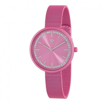 Reloj Marea color rosa mujer cadena milanesa B41369/2