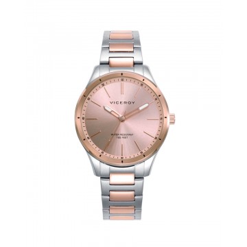 Rellotge Viceroy 401228-77 de dona bicolor IP rosa