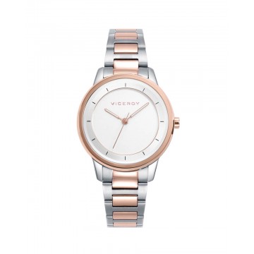 Rellotge Viceroy 401230-06 de dona bicolor IP rosa