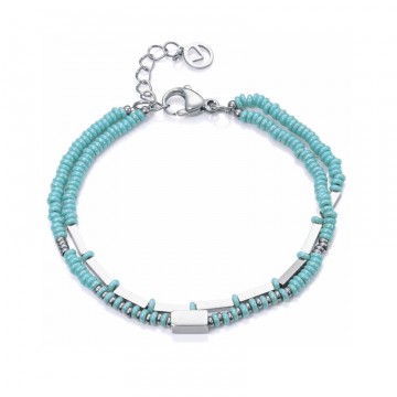 Pulsera Viceroy para mujer con cristales azules 14173P01016