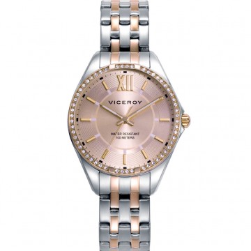 Reloj Viceroy bicolor IP rosa para mujer 401184-73