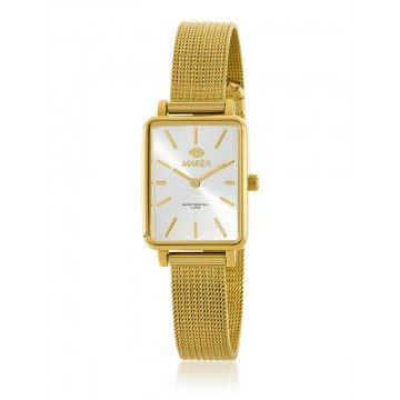 Reloj dorado Marea forma cuadrada para mujer B41378/4