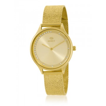 Reloj dorado Marea para mujer  con circonitas B41334/5