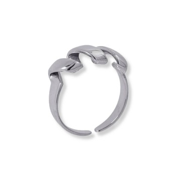 Anillo Anartxy acero mujer forma espiral manlleu vic osona