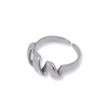 Anillo Anartxy acero mujer forma espiral manlleu vic osona