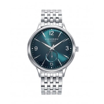 Reloj Viceroy para hombre con cadena y esfera verde 401411-65