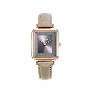 Reloj Viceroy cuadrado para mujer con correa de piel 401238-17