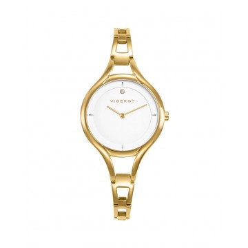 Reloj Viceroy Ip dorado para mujer con cadena 42448-07