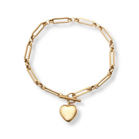 Pulsera Viceroy para mujer Corazón IP dorado 75396P01012