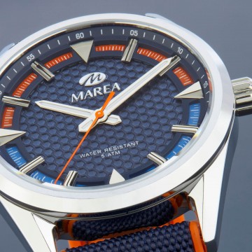 Reloj Marea hombre correa caucho B54254-3