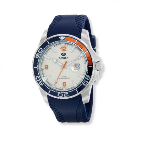 Reloj Marea azul para hombre con correa de caucho B36206-2