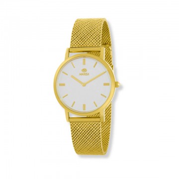 Reloj Marea dorado con cadena para mujer B36191-3