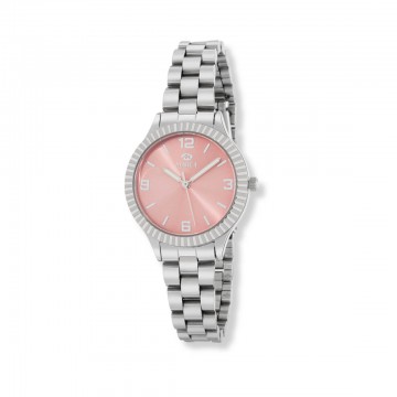 Reloj Marea para mujer esfera color salmón con cadena B41403-7