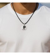 Colgante placa de acero raqueta de Pádel grabada con láser