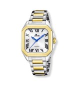Reloj Lotus cuadrado para mujer con esfera plateada 18969/1