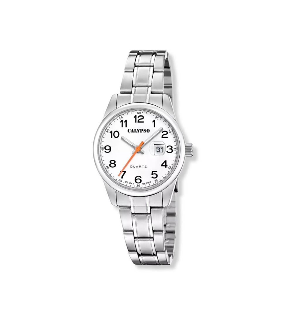 Rellotge CALYPSO per dona esfera blanca amb cadena K5873-1