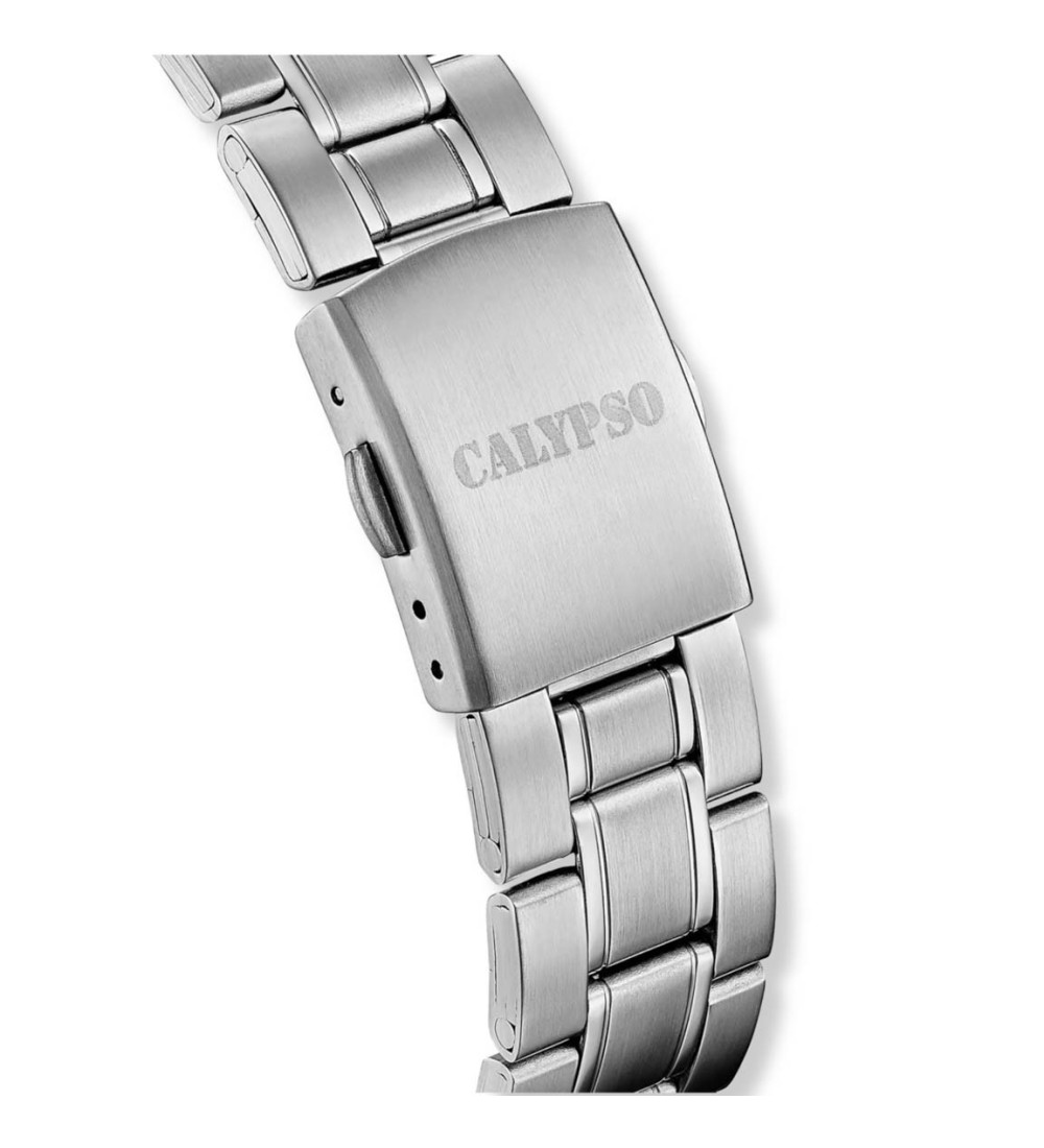 Reloj CALYPSO para hombre esfera blanca con cadena K5872-1