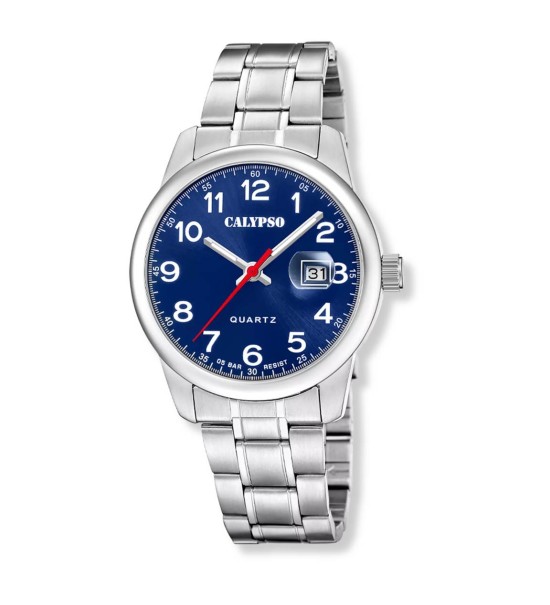 Reloj CALYPSO para hombre esfera azul con cadena K5872-4