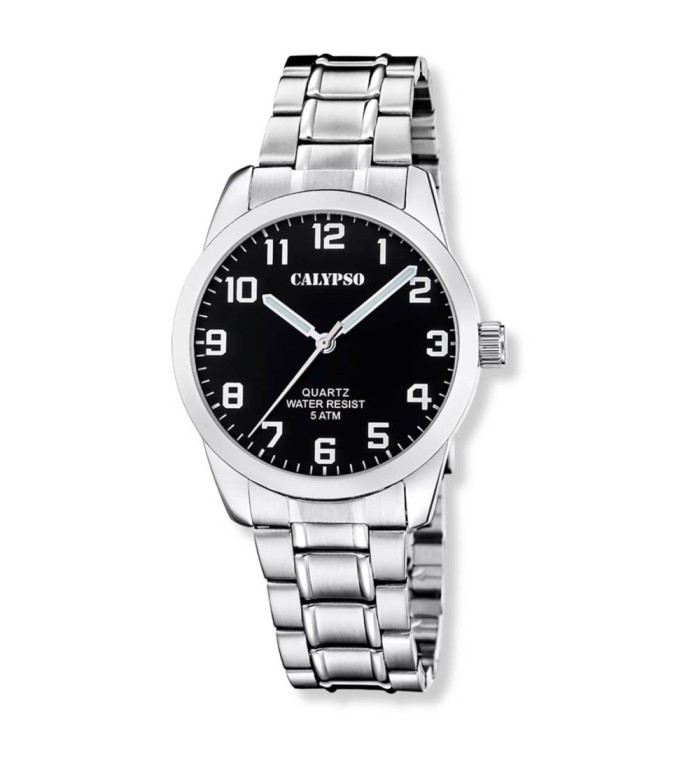 Reloj CALYPSO para hombre esfera negro con cadena K5866-4