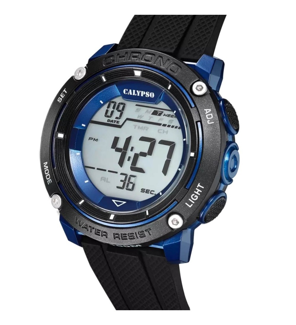 Reloj CALYPSO digital para hombre con correa de caucho K5820-2