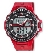 Reloj CALYPSO digital para hombre con correa de caucho K5766-2