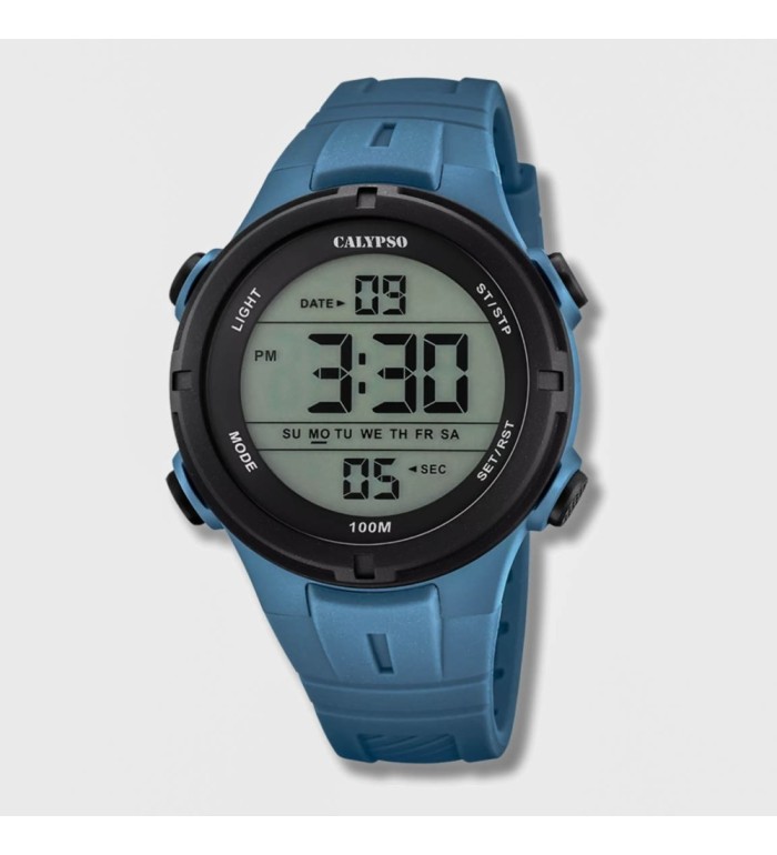Reloj CALYPSO digital para hombre con correa de caucho K5837-1
