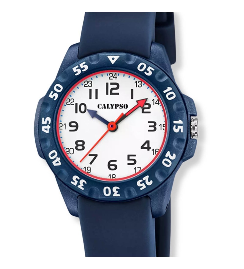 Reloj CALYPSO Junior para niño con esfera blanca correa K5829-5