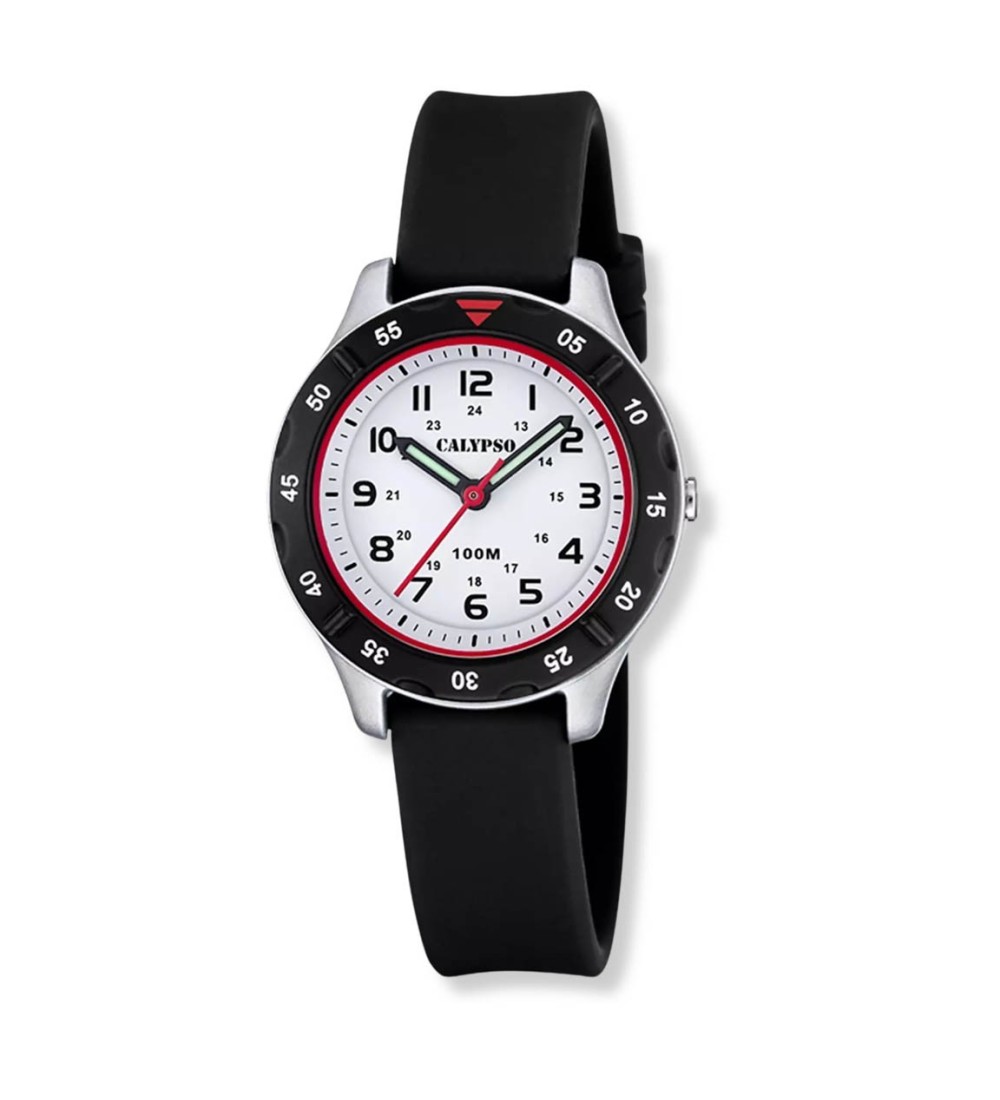 Reloj CALYPSO Junior para niño con esfera blanca correa K5847-1