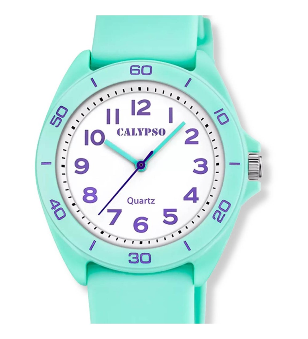 Rellotge infantil per nena CALYPSO color verd k5828-3