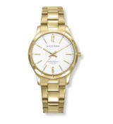 Reloj Viceroy para mujer dorado IP con esfera blanca y correa metálica elegante