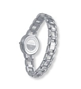 Reloj Viceroy para mujer con cadena de acero inoxidable y esfera negra elegante