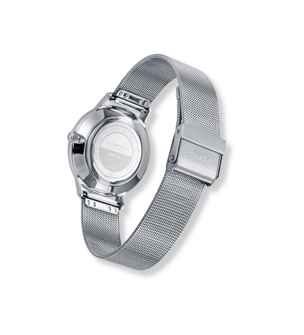 Reloj Viceroy mujer azul con malla milanesa elegante