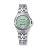 Reloj Mark Maddox para mujer con esfera verde pálida y correa de acero elegante