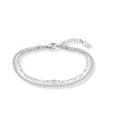 Reloj Lotus cuadrado para mujer con esfera blanca y pack con pulsera de acero elegante