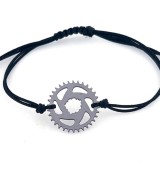 Pulsera plato de bicicleta de titanio
