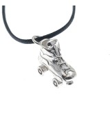 Colgante patín hockey patines plata