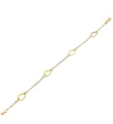 Braçalet d'or groc 18 quirats cadena