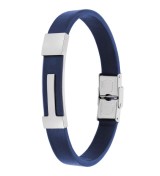 Pulsera Marea jewels D00103/247 acero piel azul